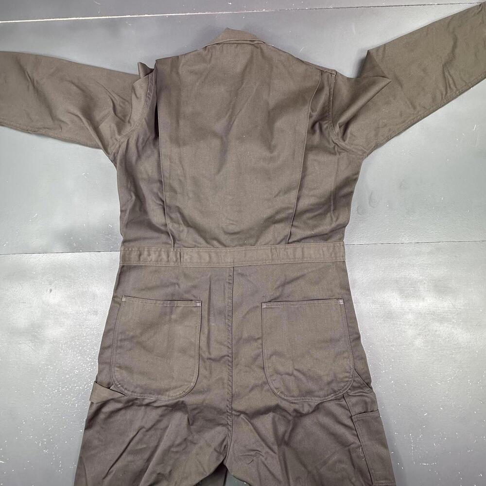 VTG Big Ben Coveralls Men 42L Olive Green Heavy Twill Wrangler Belle NWT USA - Picture 9 of 11